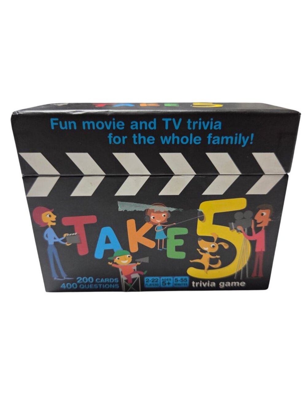 Take 5 Movie TV Trivia Game 200 Cards 400 Questions Age 5+ Family Game Night Fun
